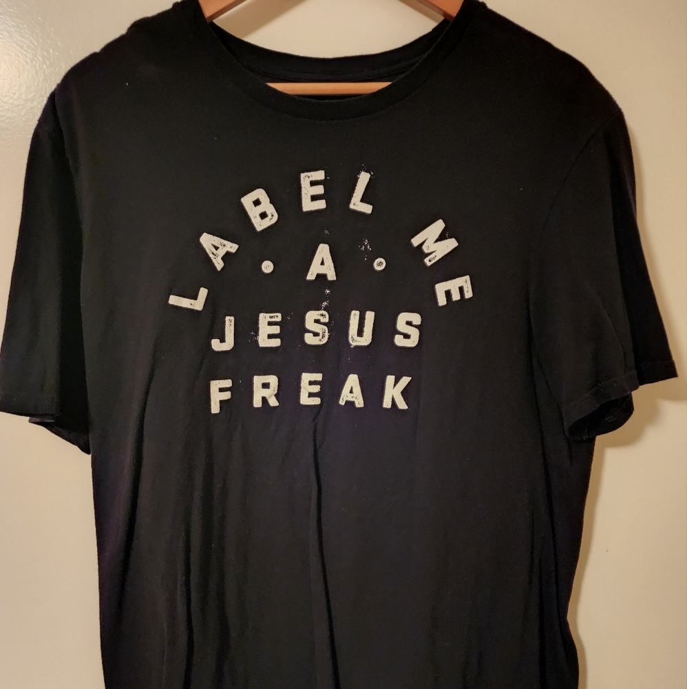 Label Me A Jesus Freak tshirt
